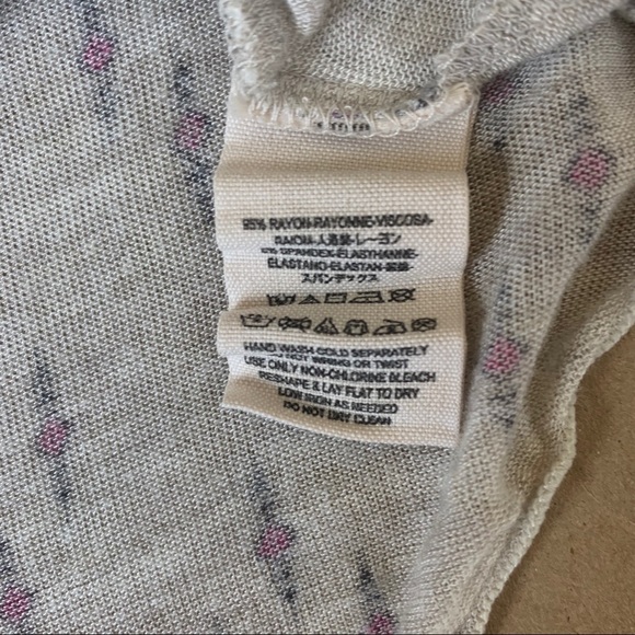 Free People Floral Tan Tank Top - Picture 6 of 6